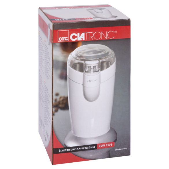 Clatronic KSW 3306 fehér 120W kávédaráló