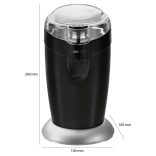 Clatronic KSW 3306 fekete 120W kávédaráló