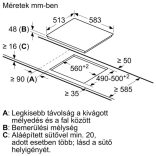 Bosch PKE645BA2E kerámia főzőlap