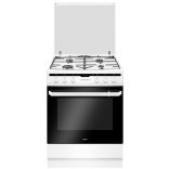 Amica 55700 ( 618GE3.33HZPTaNQ/W/ ) Kombinált tűzhely