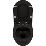 Deante Peonia lassú záródású wc ülőke, fekete CDE NSOZ