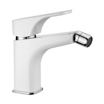   HIACYNT BIDÉ CSAPTELEP CLICK-CLACK LEERESZTŐVEL, FEHÉR-KRÓM (BQH_W310)