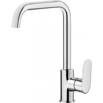   ALPINIA konyhai mosogató csaptelep szögletes kifolyócsővel, króm (BGA_063M)