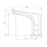 Deante Hiacynt BQH_029R Szenzoros, álló mosdó csaptelep