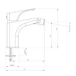 Deante Hiacinty Bianco BQH_A30M bidé csaptelep