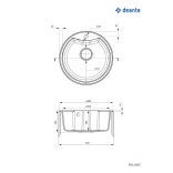 Deante ZRS_G803 Mosogató tálca
