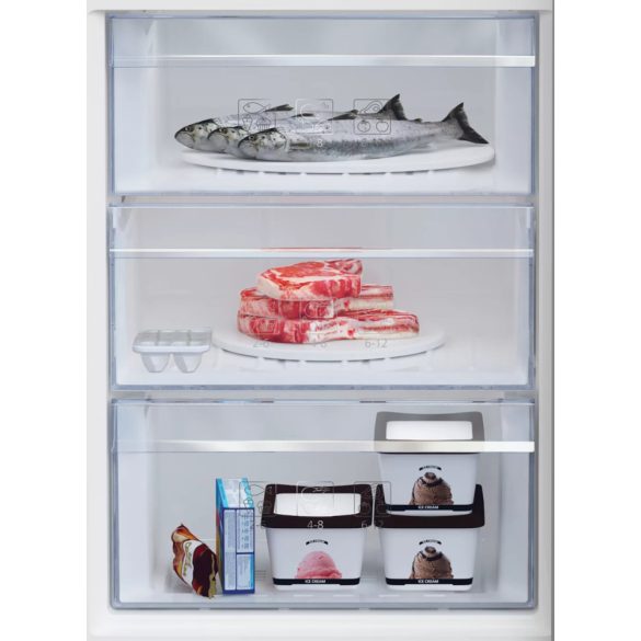 Beko RCSA406K40XBN alulfagyasztós hűtő