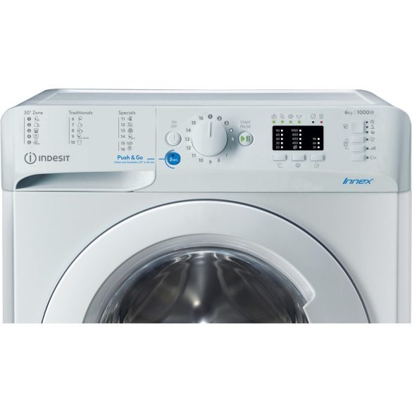 Indesit BWSA 61051 W EU N Elöltöltős mosógép