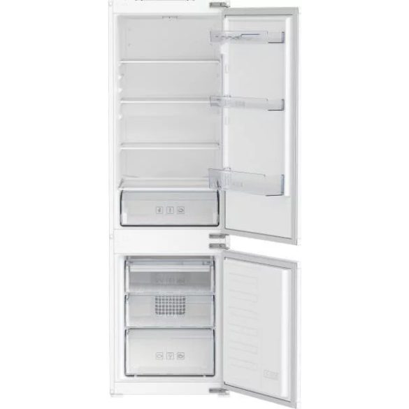 Beko BCSA285K4SN beépíthető alulfagyasztós hűtő