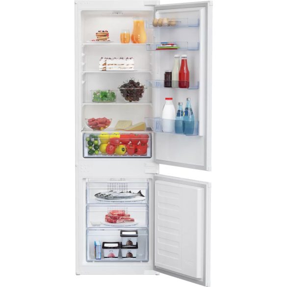 Beko BCHA275K3SN beépíthető alulfagyasztós hűtő
