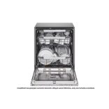 LG DB475TXS QuadWash™ beépíthető gőzös mosogatógép