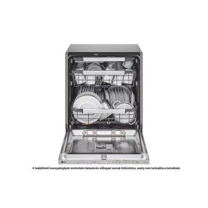 LG DB475TXS QuadWash™ beépíthető gőzös mosogatógép