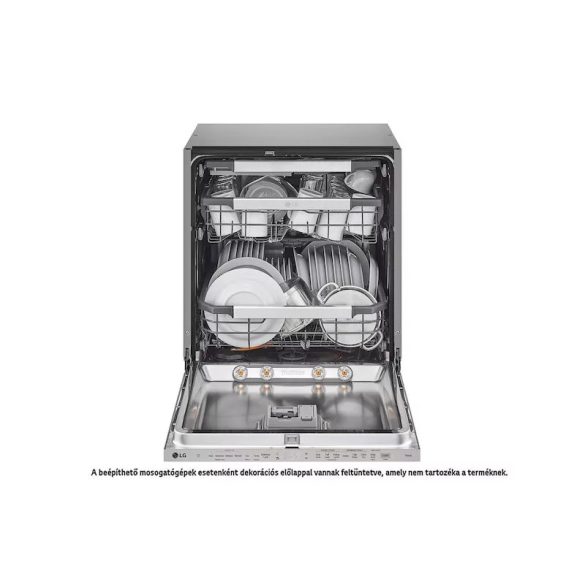 LG DB475TXS QuadWash™ beépíthető gőzös mosogatógép