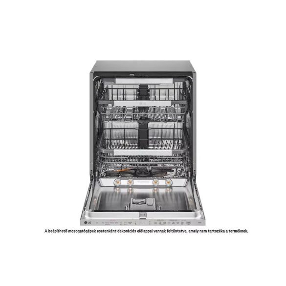 LG DB475TXS QuadWash™ beépíthető gőzös mosogatógép