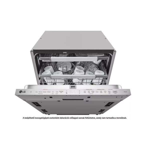 LG DB475TXS QuadWash™ beépíthető gőzös mosogatógép