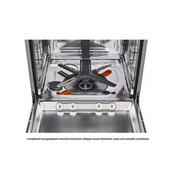 LG DB475TXS QuadWash™ beépíthető gőzös mosogatógép