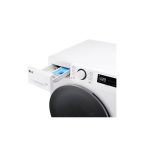 LG F2DR508SBW gőz mosó-szárítógép, TurboWash™360 és AI DD™ technológia, Keskeny