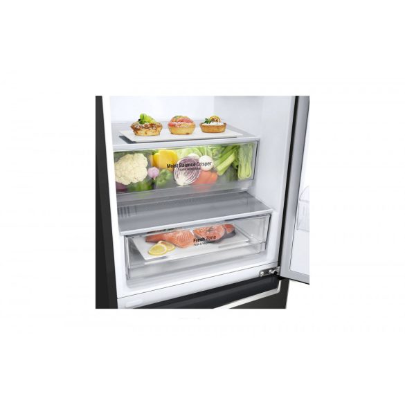 LG GBB61BLJMN alulfagyasztós hűtő