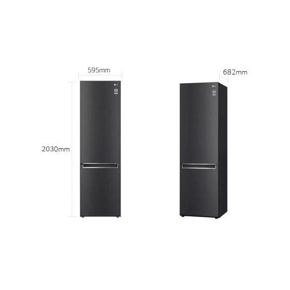 LG GBB72MCVGN alulfagyasztós hűtő