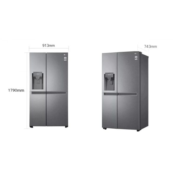 LG GSLV30DSXM Side by Side hűtő