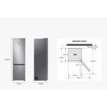 Samsung RB34C670DSA/EF alulfagyasztós hűtő