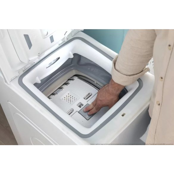 Candy TCAS 276TM6-S felültöltős mosógép